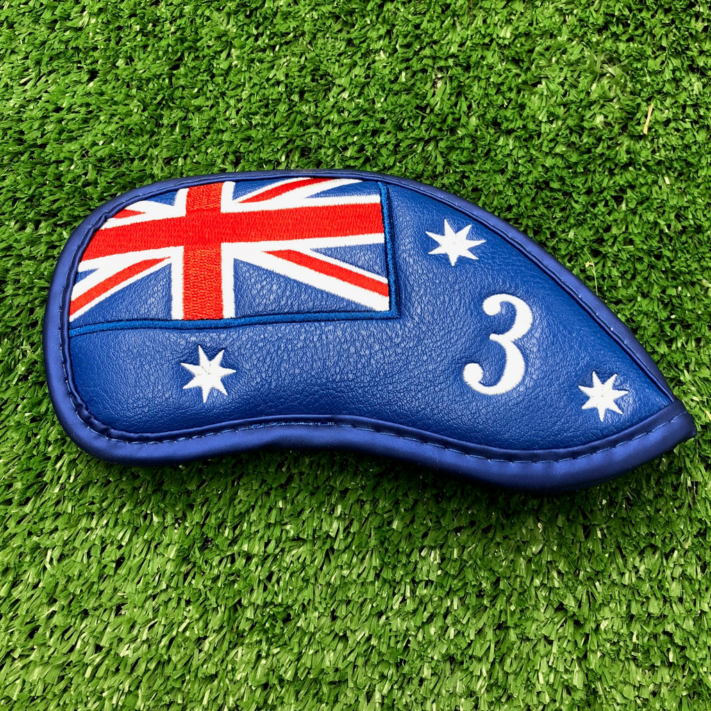 Heritage Iron Cover Set - Australian Flag (3-9,PW, AW, SW) - theback9