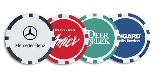 Poker Chip Ball Marker - ABS / Clay - theback9