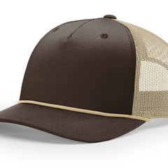 Richardson 112FPR - 5 Panel Trucker with Rope - theback9