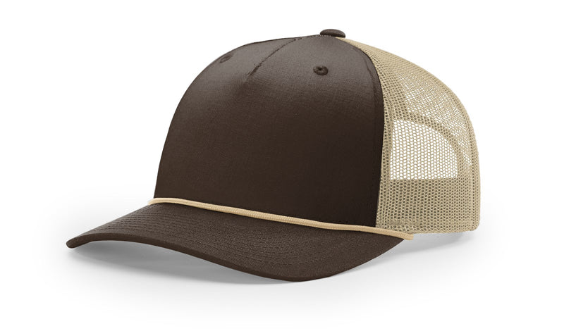 Richardson 112FPR - 5 Panel Trucker with Rope - theback9