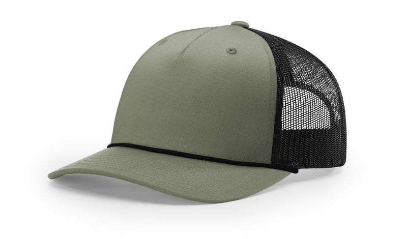 Richardson 112FPR - 5 Panel Trucker with Rope - theback9