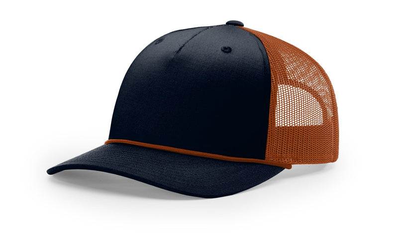 Richardson 112FPR - 5 Panel Trucker with Rope - theback9