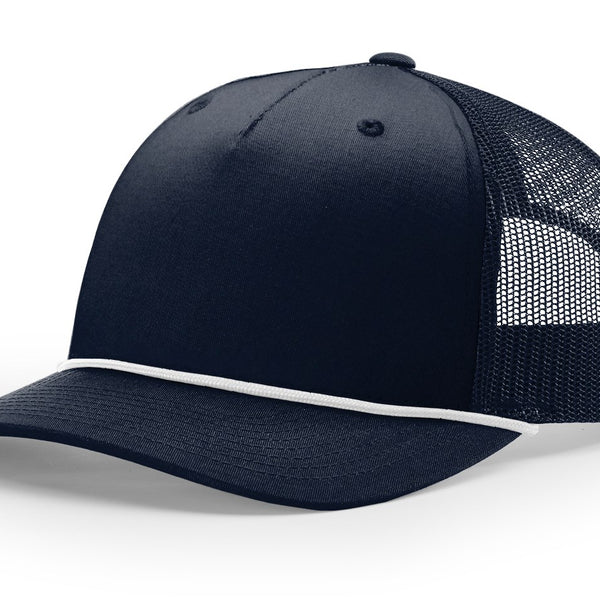 Richardson 112FPR - 5 Panel Trucker with Rope - theback9