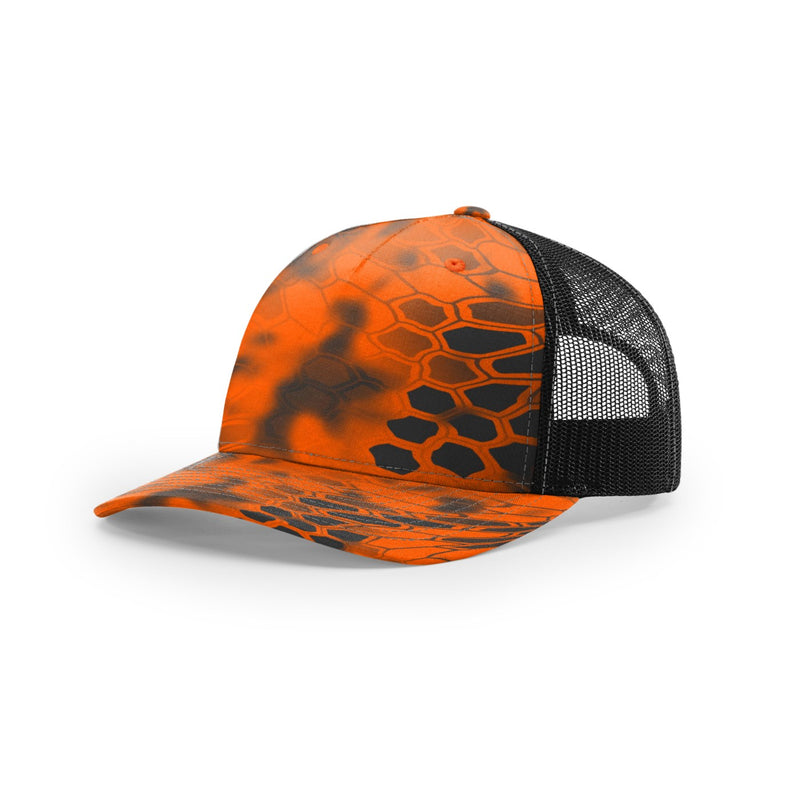 112PFP Printed Five Panel Trucker - theback9
