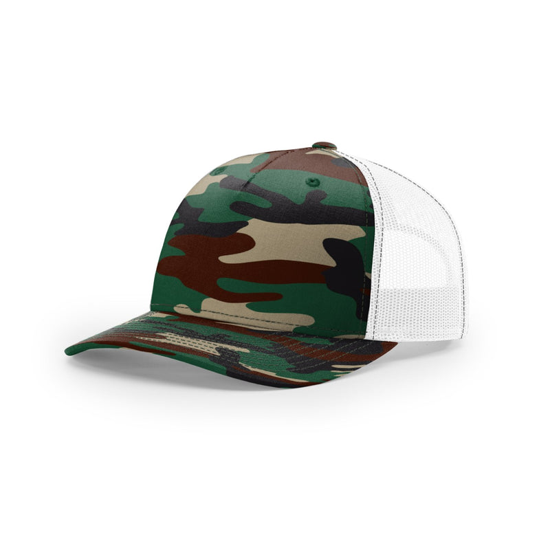 112PFP Printed Five Panel Trucker - theback9