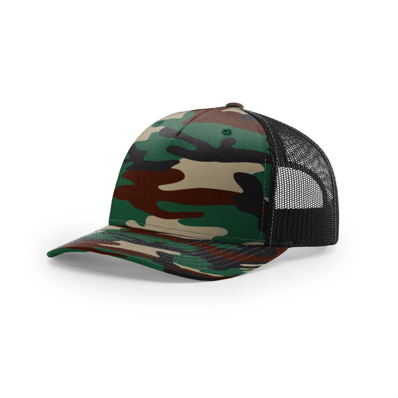 112PFP Printed Five Panel Trucker - theback9