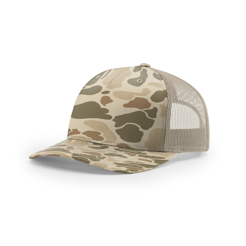 112PFP Printed Five Panel Trucker - theback9