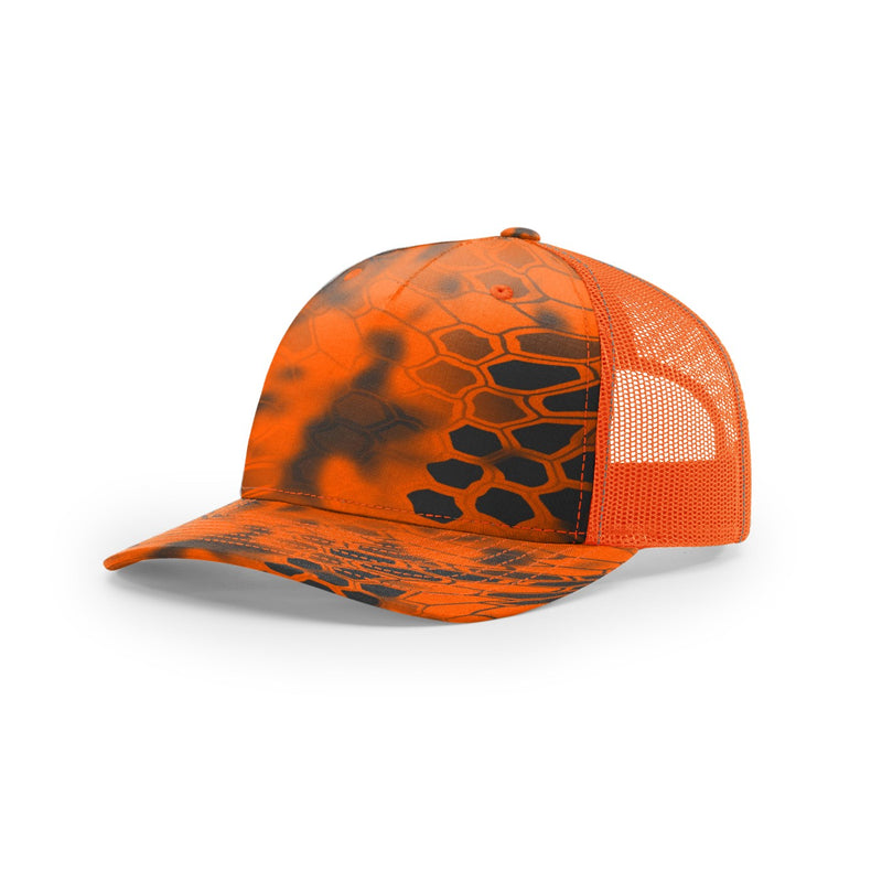 112PFP Printed Five Panel Trucker - theback9