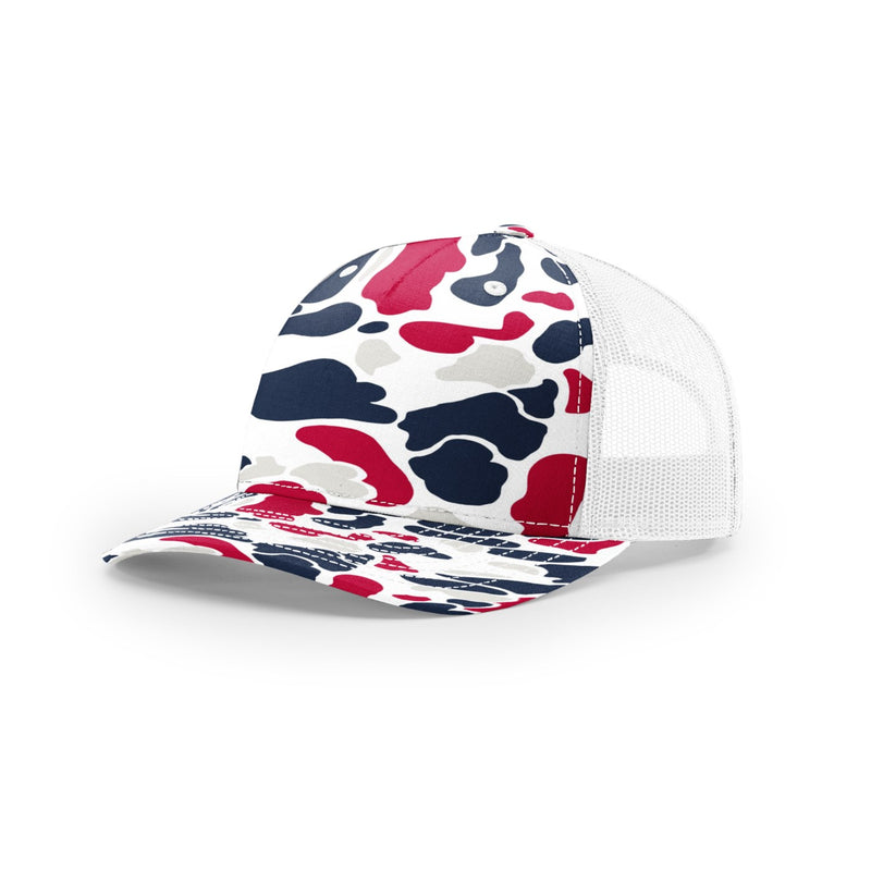 112PFP Printed Five Panel Trucker - theback9