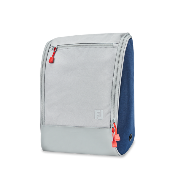 FootJoy Deluxe Shoe Bag - Grey / Navy - theback9