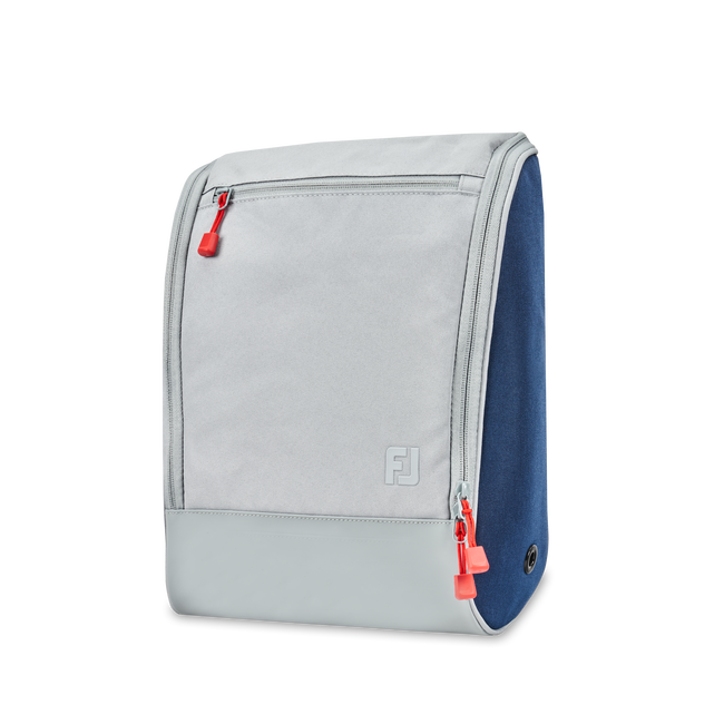 FootJoy Deluxe Shoe Bag - Grey / Navy - theback9