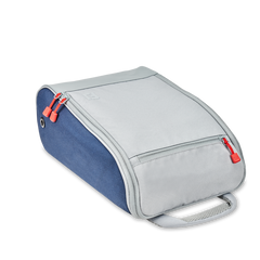 FootJoy Deluxe Shoe Bag - Grey / Navy - theback9