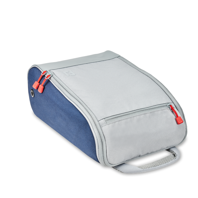 FootJoy Deluxe Shoe Bag - Grey / Navy - theback9