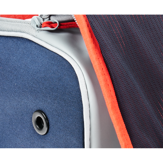 FootJoy Deluxe Shoe Bag - Grey / Navy - theback9