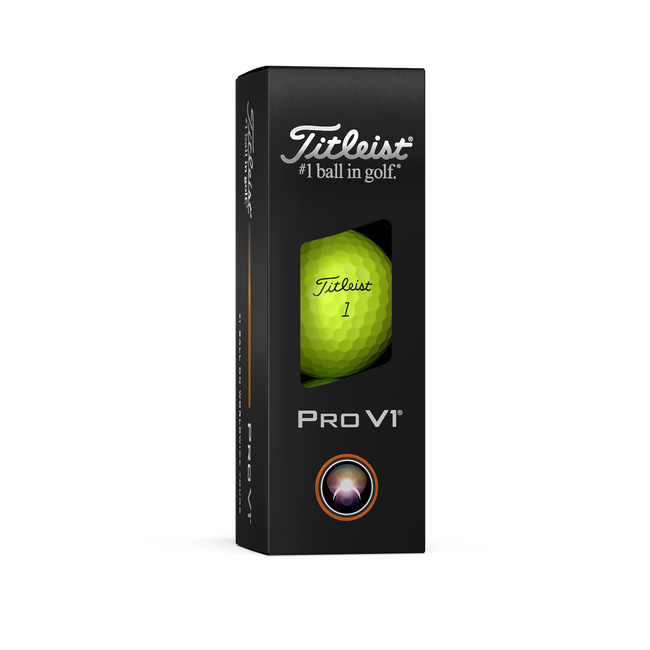 Titleist ProV1 Golf Ball - Yellow - theback9