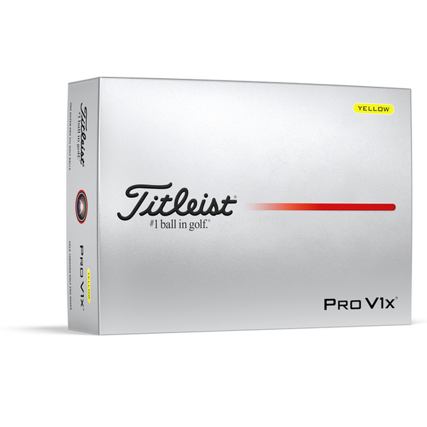 Titleist ProV1x Golf Ball - Yellow - theback9