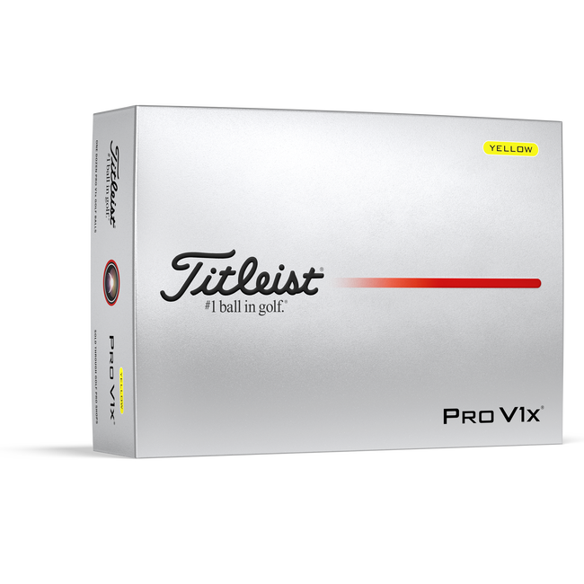 Titleist ProV1x Golf Ball - Yellow - theback9