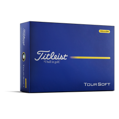 Titleist Tour Soft Golf Ball - Yellow - theback9