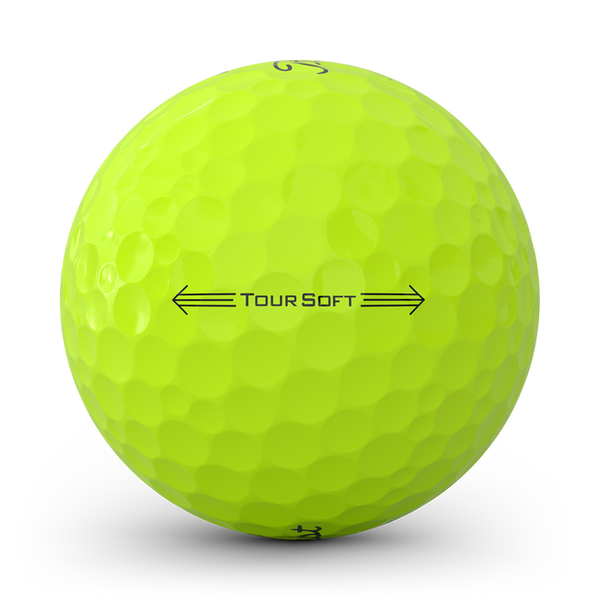 Titleist Tour Soft Golf Ball - Yellow - theback9