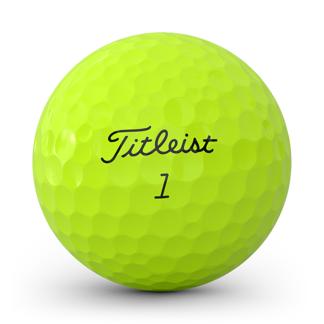 Titleist Tour Soft Golf Ball - Yellow - theback9