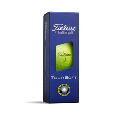 Titleist Tour Soft Golf Ball - Yellow - theback9