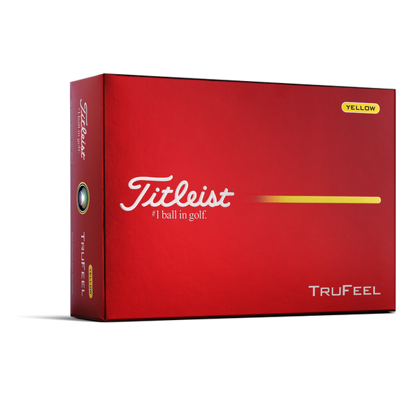 Titleist Trufeel Golf Ball - Yellow - theback9