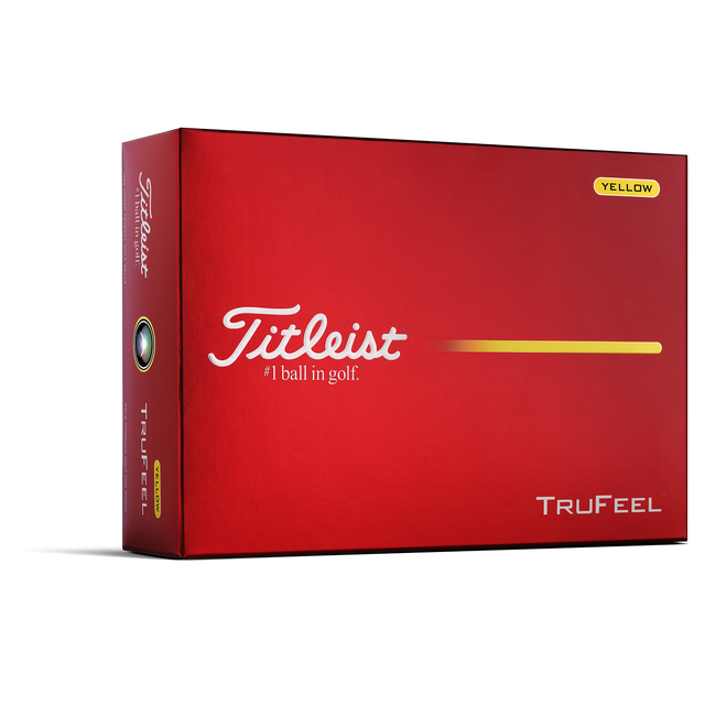 Titleist Trufeel Golf Ball - Yellow - theback9