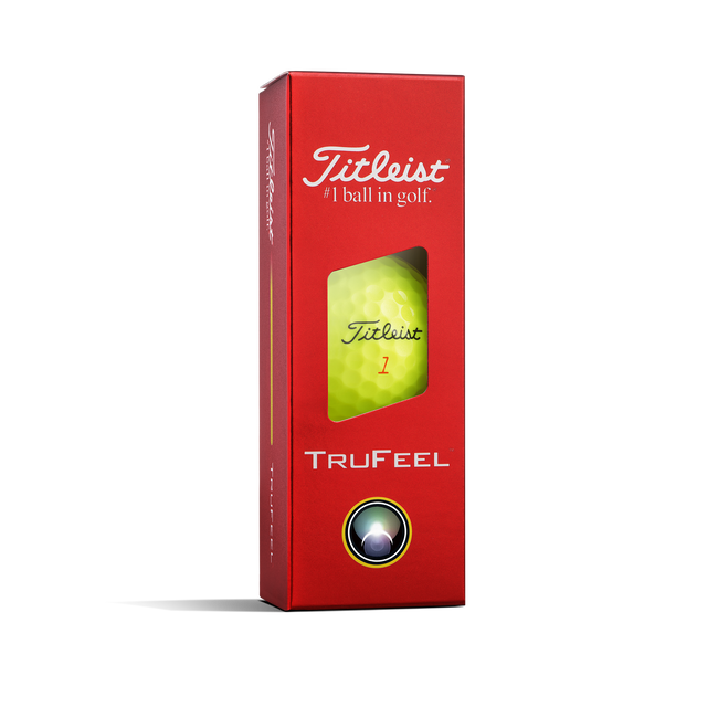 Titleist Trufeel Golf Ball - Yellow - theback9