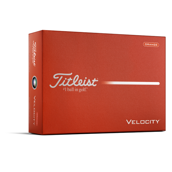 Titleist Velocity Golf Ball - Orange - theback9