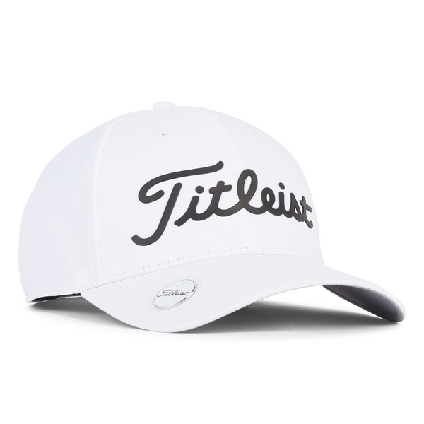 Titleist Players Performance Ball Marker Cap - White / Black - theback9