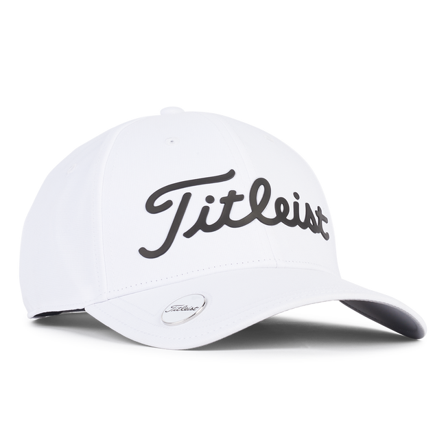 Titleist Players Performance Ball Marker Cap - White / Black - theback9