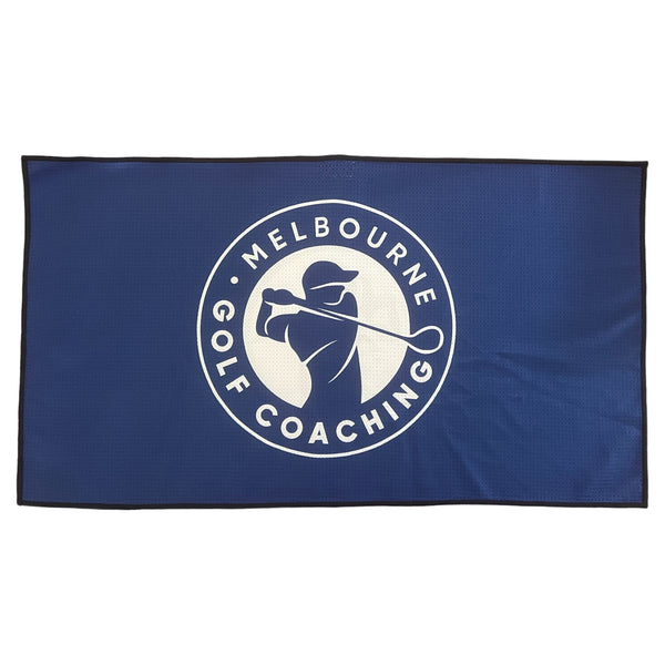 Custom Waffle Weave Microfibre Golf Towel - theback9