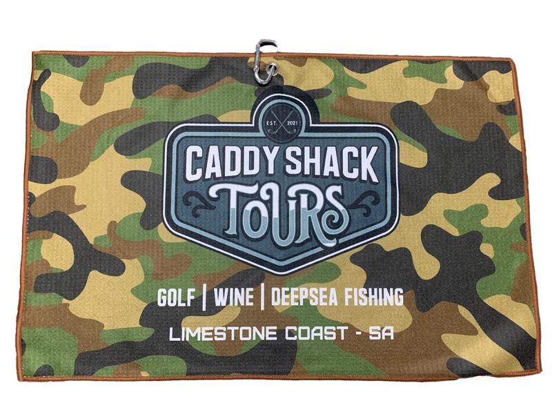 Custom Waffle Weave Microfibre Golf Towel - theback9