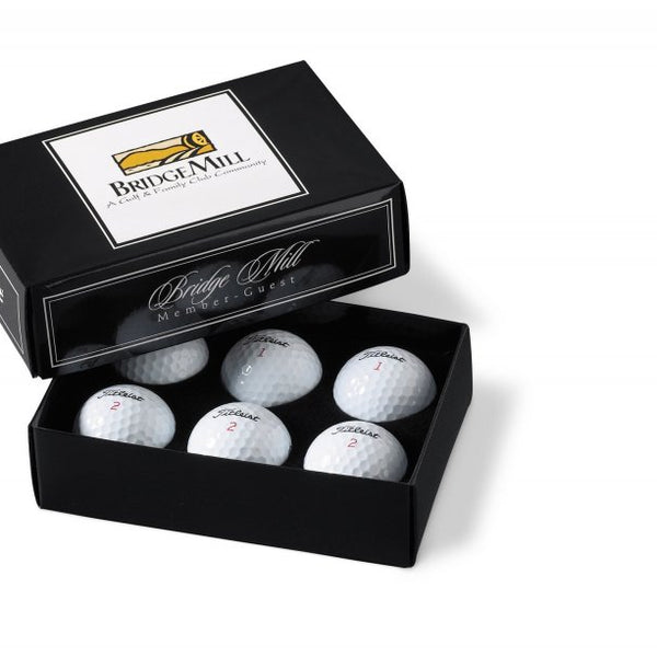 Titleist PackEdge Custom 1/2 Dozen Box - Foam Packing