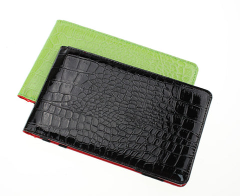 PU "Animal Skin" Feel Score Card Holder - theback9