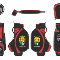 Custom Tour Staff Golf Bag - Tournament The Back Nine Online - Custom Golf Bags, HeadCovers and Golf Towels