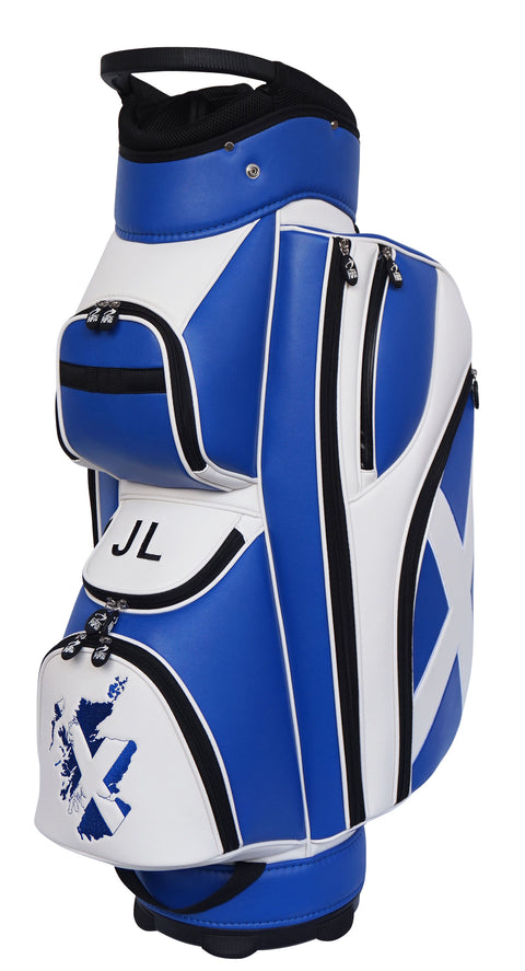 Scottish Flag Fairway Custom Cart Golf Bag - theback9