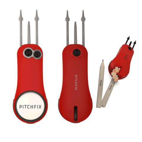 Pitchfix Fusion 2.5 Divot Tool - Red