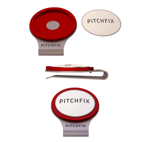 Pitchfix Hat Clip 2.0 - Red