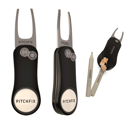 Pitchfix Hybrid 2.0 Divot Tool - Black - theback9