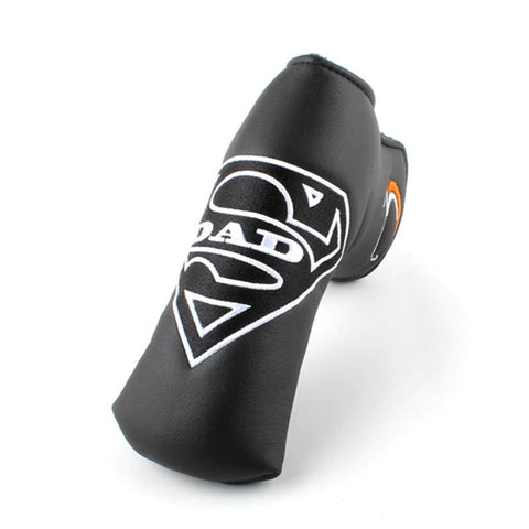 SuperDad Premium Blade Putter Cover - with Magnetic Ball Marker - theback9