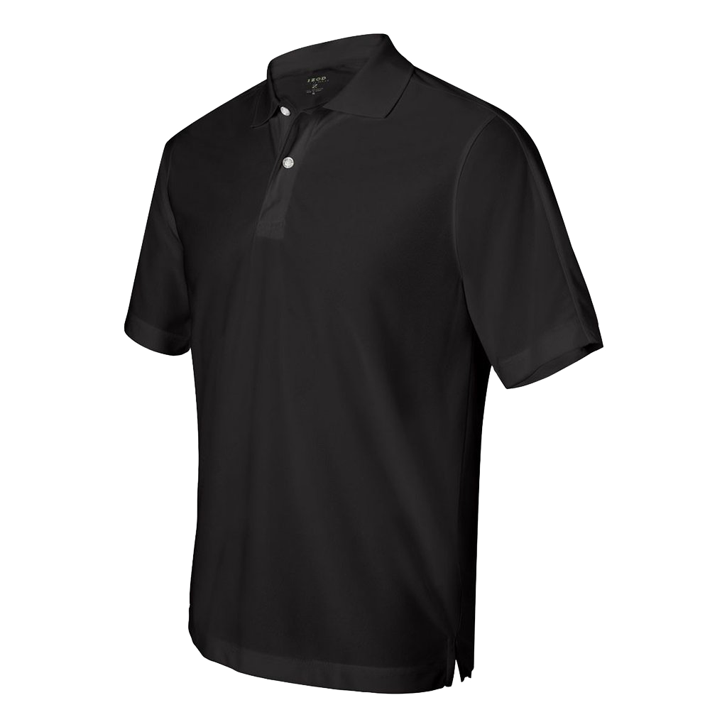 IZOD Men's Performance Golf Polo - Black