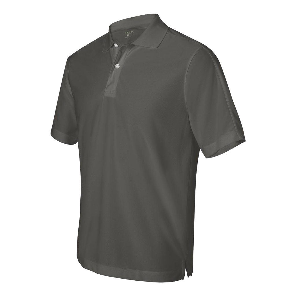 IZOD Men's Performance Golf Polo - Thunder Cloud