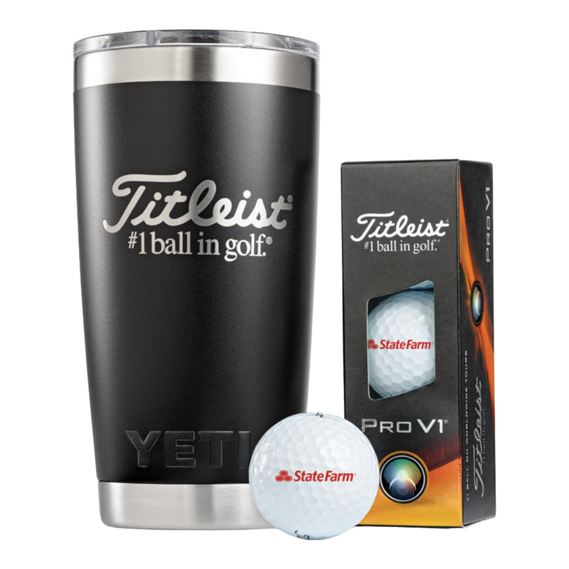 Titleist Yeti Tumbler - Black - theback9
